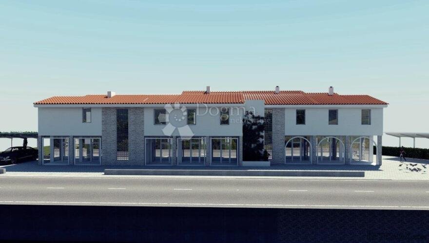 MATULJI, JUŠIĆI -započeta gradnja 1250m2 na zemljištu od 128 - 2