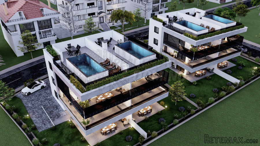 Apartman s bazenom na krovnoj terasi! Grad Krk! - 4