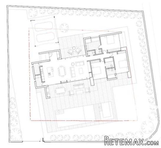 Project for a luxury modern style villa to be built in a.. - 3