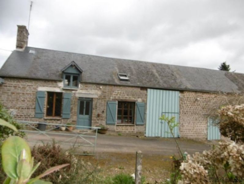 Countryside House with Attached Barn
