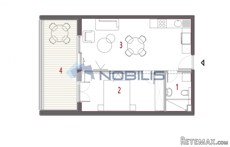 TOP PONUDA! Split, Trogir, Seget, moderan stan, 57.75m2..