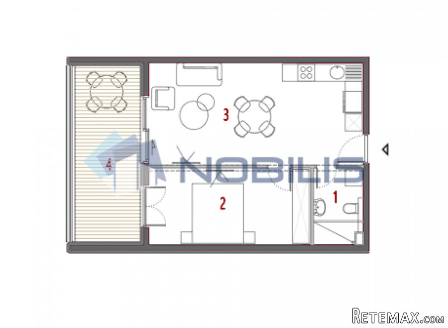 TOP PONUDA! Split, Trogir, Seget, moderan stan, 57.75 m2..
