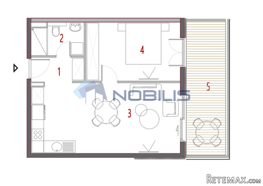 TOP PONUDA! Split, Trogir, Seget, moderan stan, 55,73 m2..