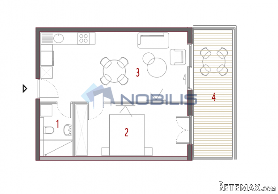 TOP PONUDA! Split, Trogir, Seget, moderan stan, 53.74 m2..