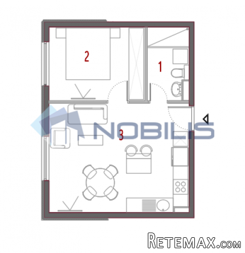 TOP PONUDA! Split, Trogir, Seget, moderan stan, 41,75 m2..
