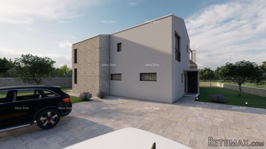 Građevinsko zemljište s projektom vile s bazenom, Rebići. - 3