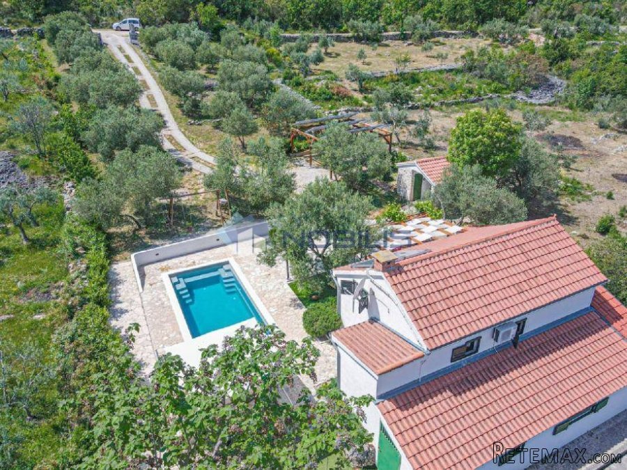 Vodice, kuća u masliniku, 3300 m2 okućnice - 8