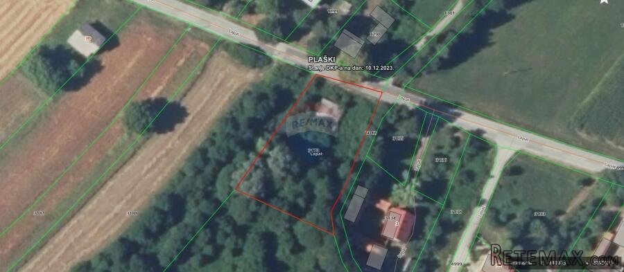 Ogulin-Plaški ,Građevinsko zemljište 1776 m2 - 2