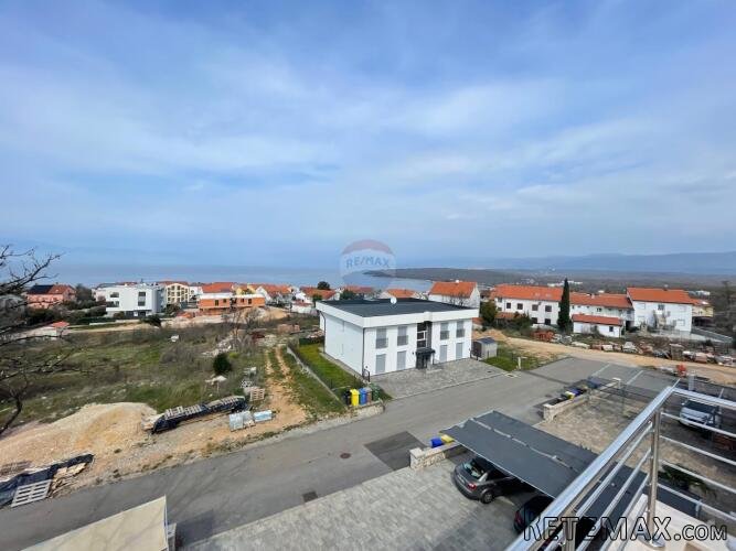 Krk,Njivice,2S+DB,68 m2,panoramski pogled na more