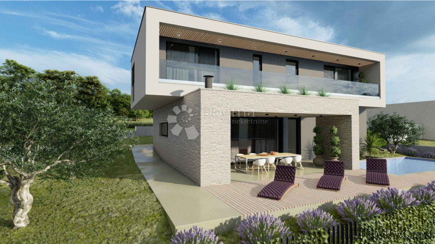 Prilika! Građevinsko zemljište s projektom i pogledom na mor - 3