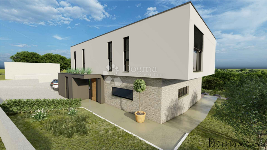 Prilika! Građevinsko zemljište s projektom i pogledom na mor - 7