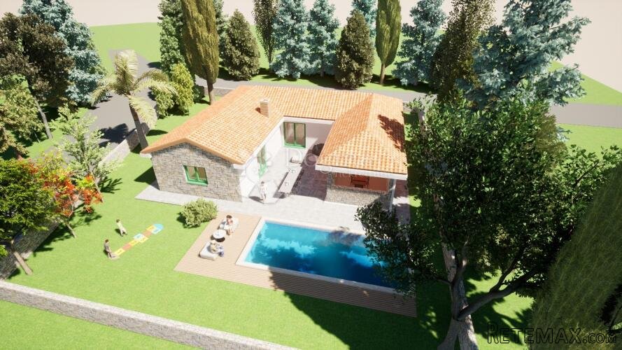 ŽMINJ. Građevinsko zemljište sa projektom i građevinskom doz