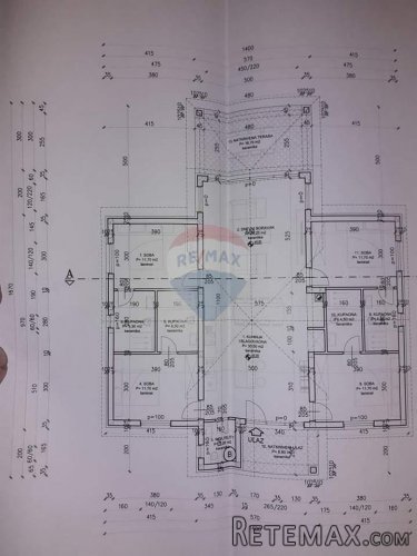 ISTRA,KRŠAN građevinski teren sa projektom vile - 3