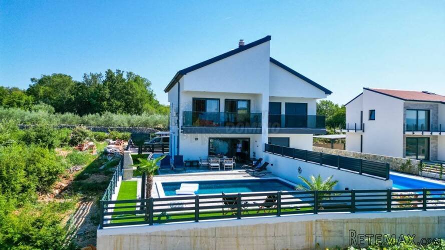 Prekrasna kuća s pogledom na more i bazenom! Malinska - 3