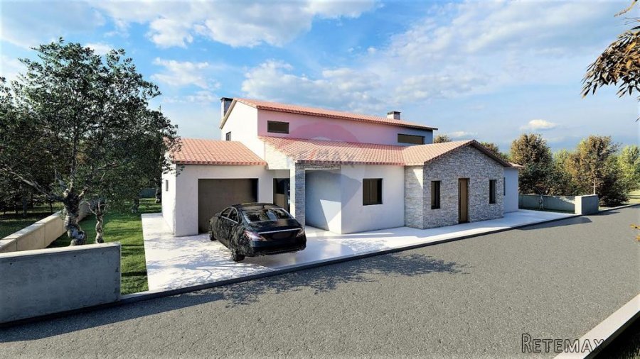 Istra, Kaštelir , projekt predivne kamene vile sa pogledom n - 4