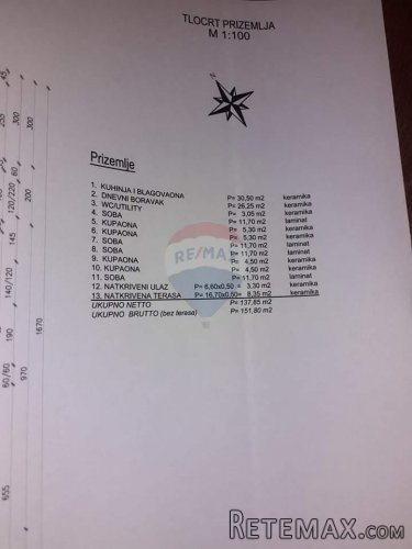 ISTRA,KRŠAN građevinski teren sa projektom vile - 4