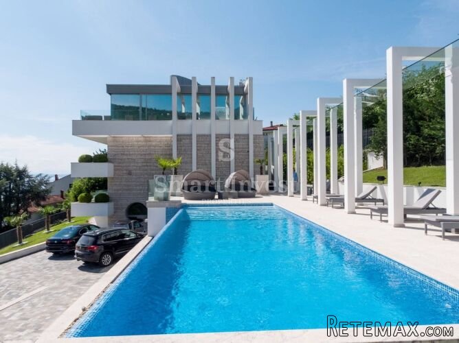 OPATIJSKA RIVIJERA - IČIĆI, ekskluzivna moderna vila 150 m o.. - 2