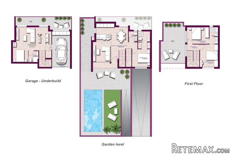 New build villas 700 meters from the beach in El Campello... - 3