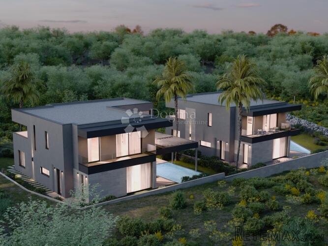 BILICE - ŠIBENIK - građevinsko zemljište sa projektom za dvi - 2