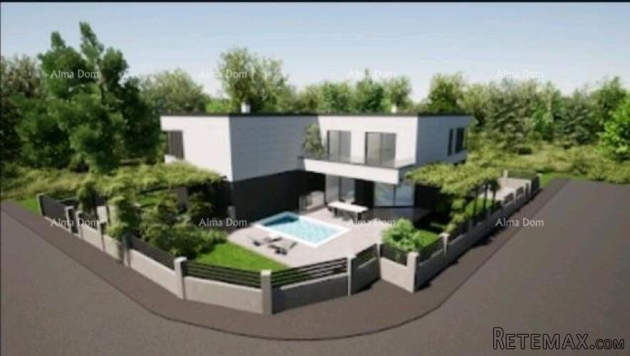 Ližnjan, duplex kuća sa bazenom 120m2. - 2