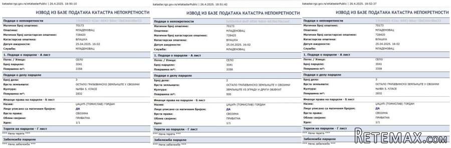 Plac Vlaska,Mladenovac,33.58ari - 5