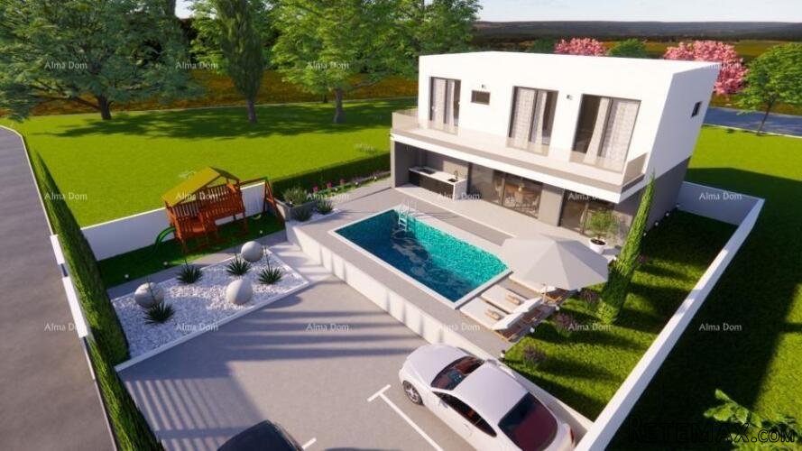 KANFANAR - Građevinsko zemljište 512 m² s idejnim projektom - 2