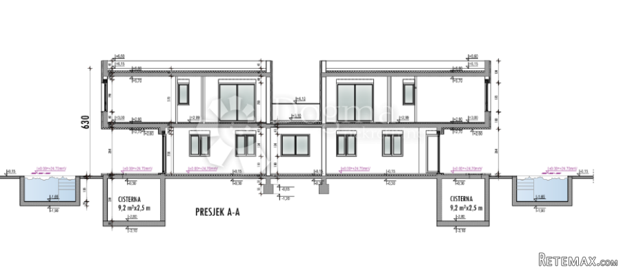 Zemljište + projekt kuće s bazenom - 2