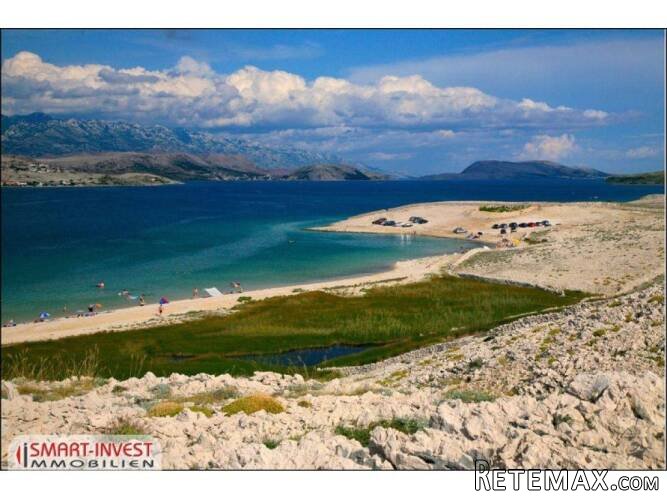 OTOK PAG, zemljište uz samo more