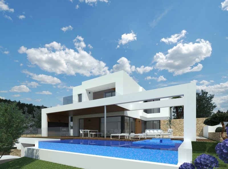 Modern design detached villa with..