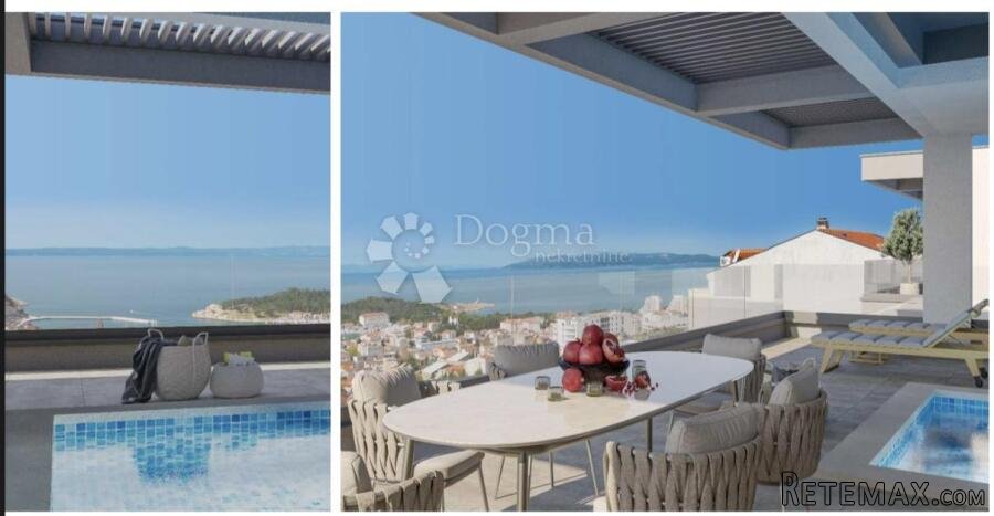 Ekskluzivni Penthouse s Bazenom i Pogledom na More -MAKARSKA - 3