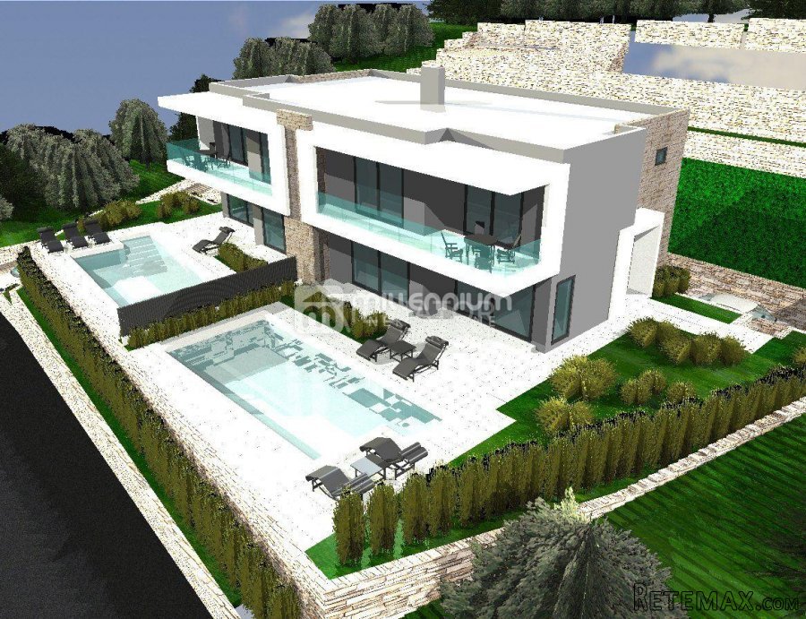 Kostrena, samostojeća kuća s dva stana, novogradnja