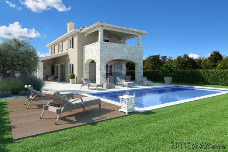 ISTRA, VIŠNJAN TRADICIONALNA KAMENA VILLA U IZGRADNJI - 2