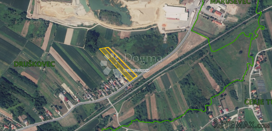 Građevinsko zemljište 10.254m² svega 20 minuta od Varaždina!