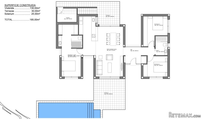 3 Bedrooms - Villa - Alicante - For Sale - 2