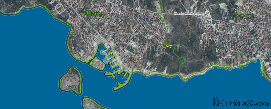 Atraktivno zemljište Vodice-Tribunj