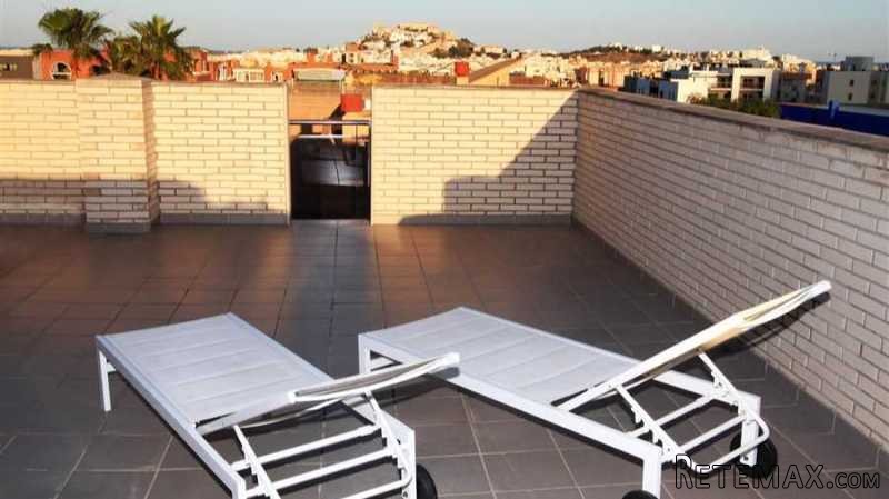 Penthouse with views towards the old..