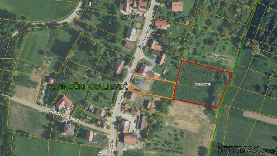 Zagreb, Kupinečki Kraljevec - građevinsko zemljište s pravom