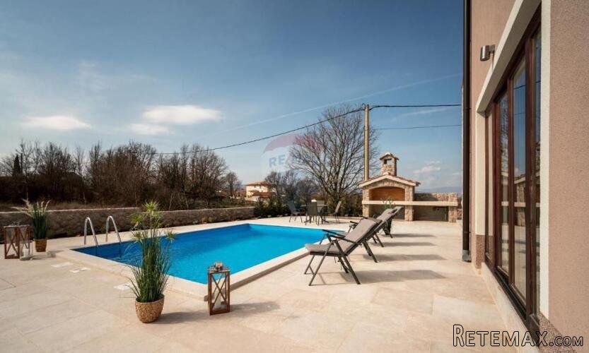 OTOK KRK,MALINSKA-villa sa bazenom - 7