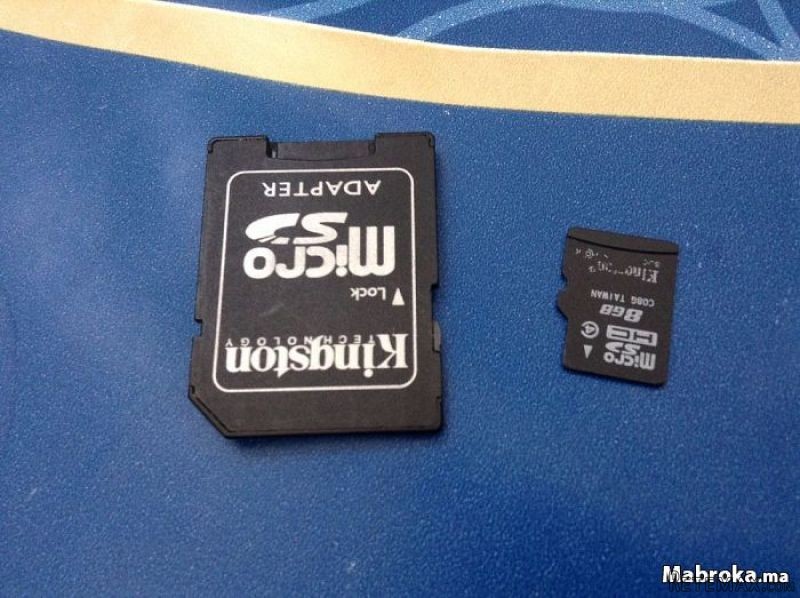Carte mémoire Kingston 8 gb