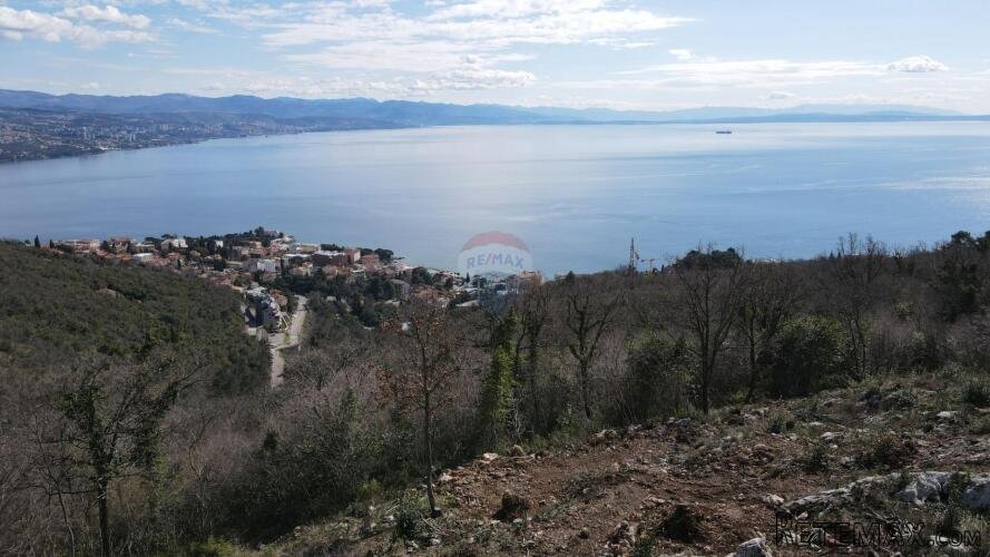 OPATIJA,KOLAVIĆI- teren 914 m2 sa panoramskim pogledom na mo