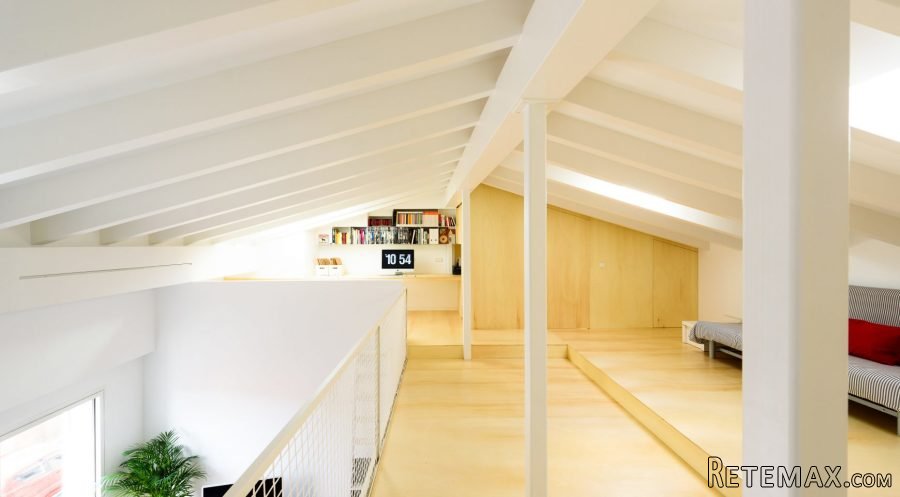This duplex apartment, located in the heart..