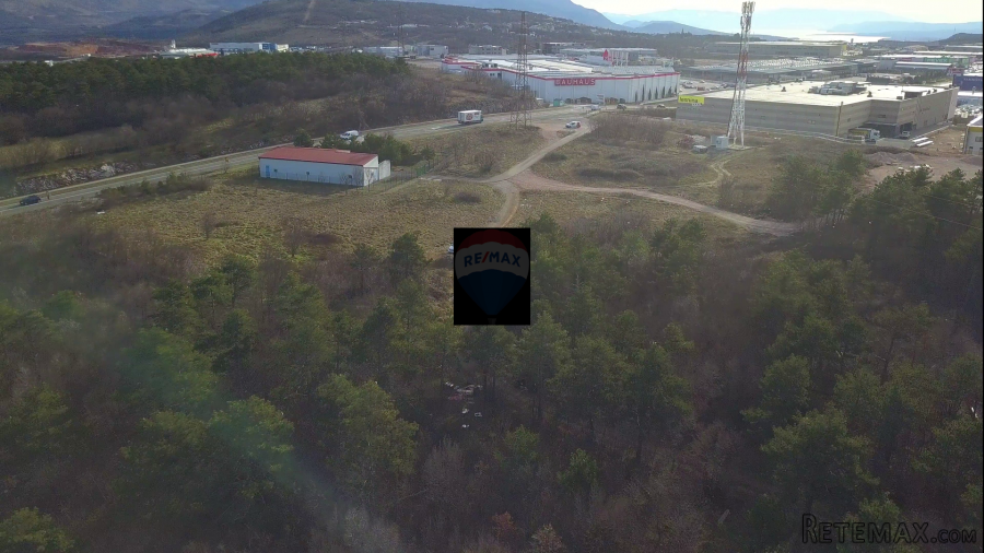 RIJEKA, KUKULJANOVO- industrijska zona, građevinsko zemljišt - 2