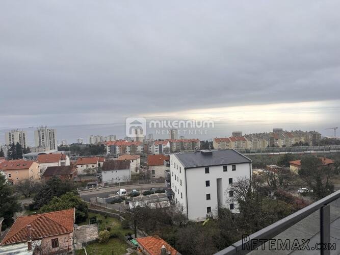 Zamet, novogradnja, 2s+db, 74.36m2 s terasom i pogledom na..