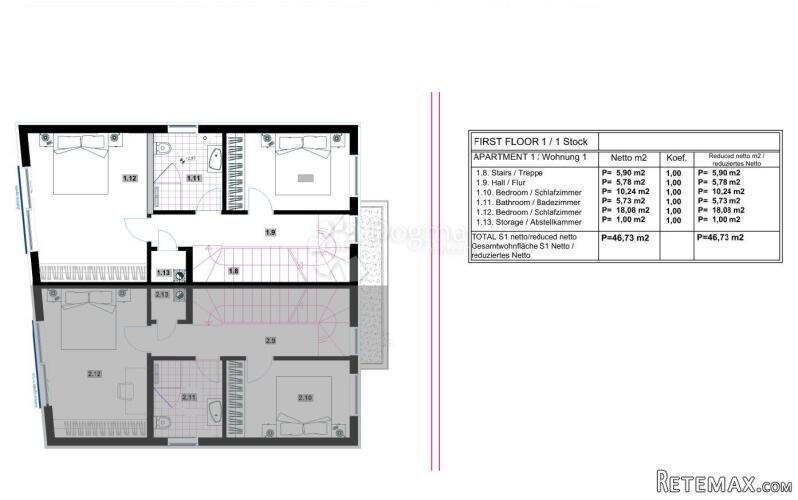 Novogradnja, Duplex kuća sa bazenom i pogledom na more - 12