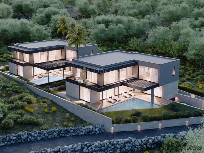 BILICE - ŠIBENIK - građevinsko zemljište sa projektom za dvi