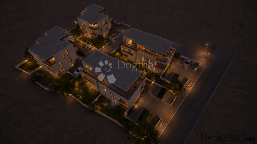 A1.1 - KAŠTEL NOVI ; NOVOGRADNJA, 3S STAN S VRTOM (104 m²), - 2