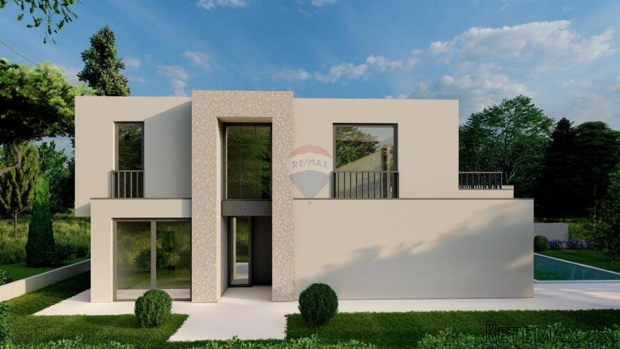 Kaštelir: Nova moderna dvojna vila predivog pogleda prema mo - 10