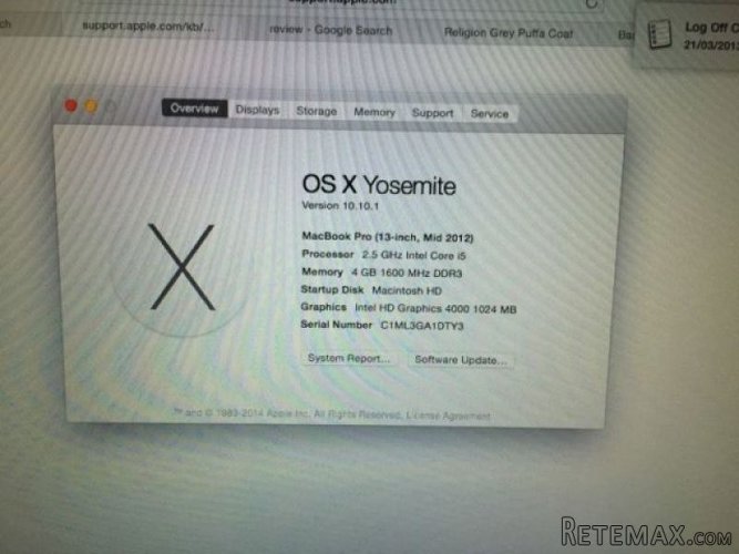 Macbook Pro 13 mid 2012 SSD 240gb - 2