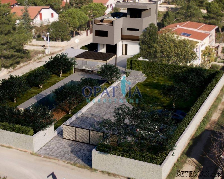 Vir, moderna villa sa bazenom, s pogledom na more - 4
