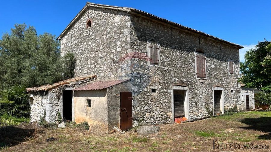 Poreč - okolica, 2 autohtone kamene kuće sa pogledom na more